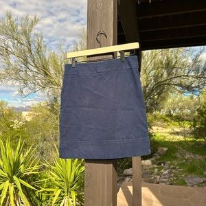 Talbots navy blue miniskirt